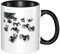 RFSHOP Taza de cerámica, divertida taza de araña, taza de té y café para hombres y mujeres