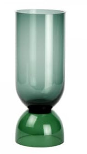 Lambert Vasari Vase Glas blau/grün H 32 cm D 12 cm