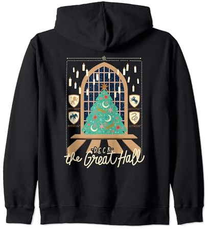 Harry Potter Deck The Great Hall For Christmas Kapuzenjacke