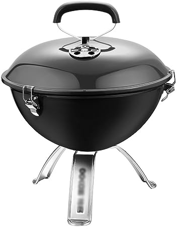 Barbecue Grill Portable Charcoal Grill, stainless steel round oven Dual, Venting System for Outdoor Courtyard Picnic Camping Tailgating BBQ Kettle Barbecue Stove