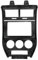 FENVY Radio Kit Autoradio-Rahmen für Jeep Compass Patriot 2007-2009,Auto Stereo Radio Blende Dash Abspieler DVD Adapter Rahmen Panel