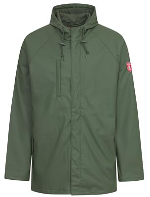 derbe Herren Regenjacke Passby Plain - Grün M