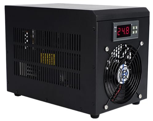 guoyjmm Aquarium Chiller 60L Small Fish Tank Cooler Semiconductor Electronic Cooler Fish Shrimp Aquaculture Hydroponics Chiller Heater System with Pump and Pipe