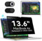 Blickschutzfilter Kompatibel Mit MacBook Air 13.6/13 Zoll (2022-2025, M2, M3, M4), MagicSuction Abnehmbar Anti Glare Blaulicht Laptop Privacy Screen Blickschutzfolie Sichtschutz für Mac Air 13