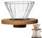 Arrovarp Coffee Dripper | Glass Coffee Pour Over Dripper with Stand | Reusable Filter Cone, Single Cup Pour Over, Coffee Maker Funnel Accessories for Hand Brewed Coffee