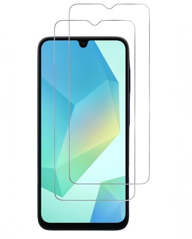 HQ-CLOUD® Lot de 2 Verres Trempés Pour SAMSUNG GALAXY A16 4G/5G.Film de Protection d'écran Transparent - Anti Rayures - Ultra Résistant Dureté 9H