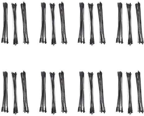 PAGJHRFJG 288Pcs Scroll Saw Blades 127mm Carbon Steel Fretsaw Blades with Pin 15/18/24 Teeth Standard Fine Cut Saw Blades