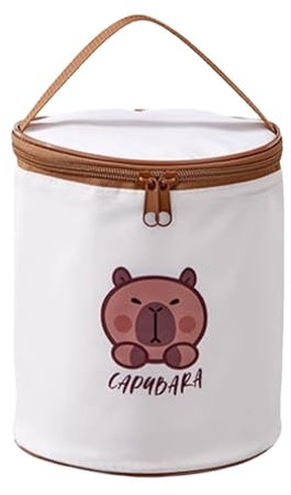 Fun Capybaras - Borsa per il pranzo facile da trasportare in tessuto Oxford, con rivestimento in fogli di alluminio, porta pasti per picnic