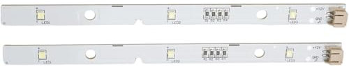 StarRing 2Pcs Replacement LED Fridge Light Strip for Rongsheng for Hisense Models MDDZ-162A 1629348 E349766 DC12V 2W Fridge LED Light Strip