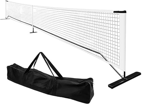 Tennis Training Net | Tragbares Tennis Net, Outdoor, Mesh Portable - Abnehmbares Fußballmetnis, 9,5 kg Fußball am Strand mit Tragetasche