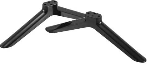 Dranvosk Universal TV Stand Legs for 40Inch TVs | 2 Pack Replacement TV Feet with Screws | Easy Install Plastic Mounting Brackets, Black Tabletop Base Stand