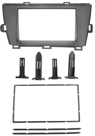 Radioblende Für Toyota Für Prius 2010 2-DIN-Autoradio-Blende Für Den Einbau Ins Armaturenbrett DVD-/CD-Player Blende Stereoblende(RHD 178x102)