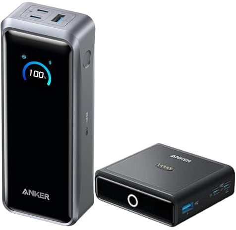 Anker Prime Powerbank (26250mAh, 3 Ports, 300W) & Anker Ladestation（100W, 4 Anschlüssen