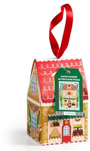 Santa's Bakery 48 Piece Mini Puzzle Ornament