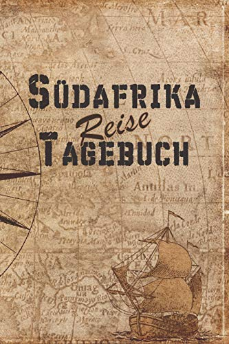 Südafrika Reise Tagebuch: 6x9 Reise Journal I Notizbuch mit Checklisten zum Ausfüllen I Perfektes Geschenk für den Trip nach Südafrika für jeden Reisenden