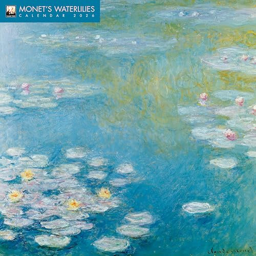 Monet's Waterlilies Wall Calendar 2026 (Art Calendar): Original Flame Tree Publishing-Kalender [Kalender]