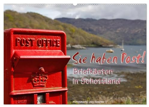 Sie haben Post - Briefkästen in Schottland (Wandkalender 2025 DIN A2 quer), CALVENDO Monatskalender