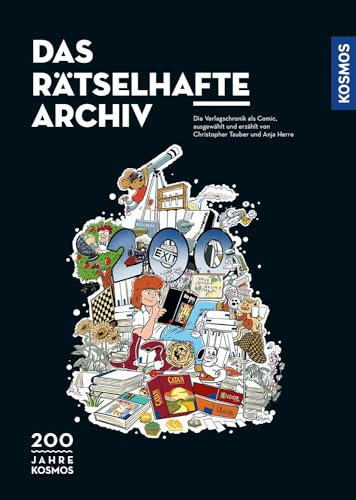 Das rätselhafte Archiv: Die Verlagschronik als Comic, ausgewählt und erzählt von Anja Herre und Christopher Tauber.