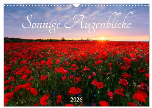 Sonnige Augenblicke (Wandkalender 2026 DIN A3 quer), CALVENDO Monatskalender: Landschaften im Sonnenlicht (CALVENDO Natur)
