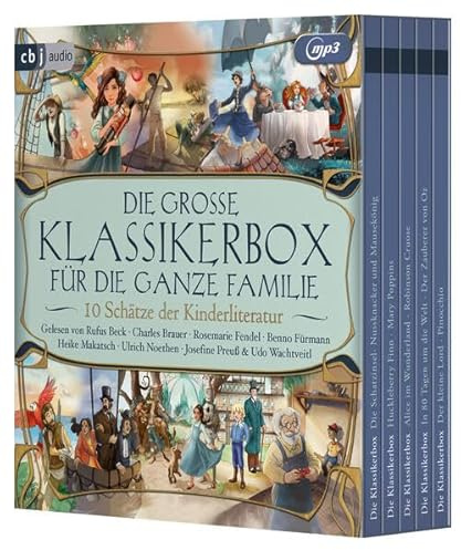 Die große Klassikerbox für die ganze Familie: 10 Schätze der Kinderliteratur