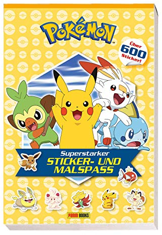 Pokémon: Superstarker Sticker- und Malspaß: über 600 Sticker