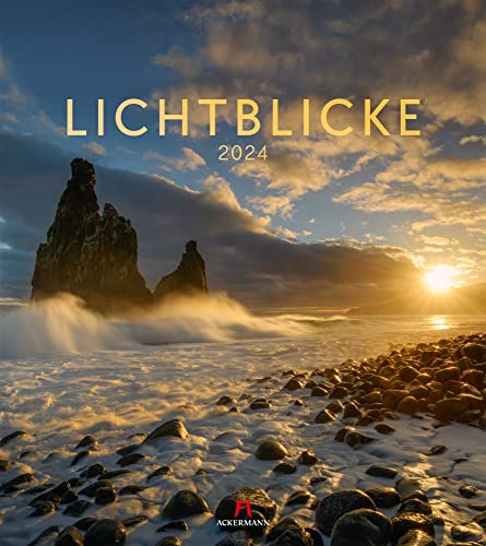 Lichtblicke Kalender 2024, Wandkalender im Hochformat (48x54 cm) - Inspirationskalender / Landschaftskalender