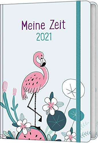 Meine Zeit 2021 - Taschenkalender (Farbenfroh)