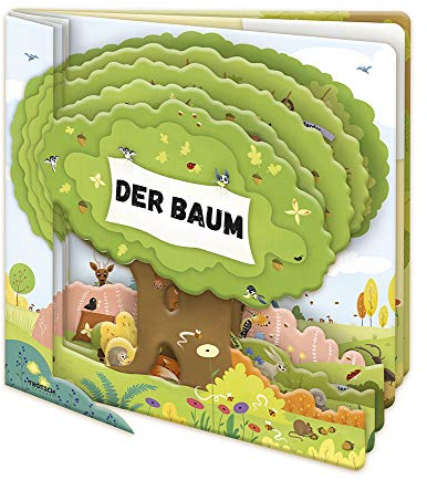 TRÖTSCH - Entdeckerbuch Der Baum | Kinderbuch über den faszinierenden Lebensraum Baum mit Gucklöchern. Bilderbuch mit detailreichen Illustrationen ... Beschäftigungsbuch Spielbuch (Erstes Wissen)