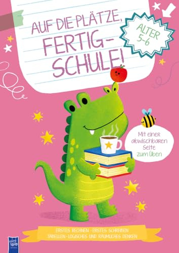Auf die Plätze, fertig - Schule! 5-6 Jahre (Cover Krokodil): 5-6 Jahre (Krokodil)