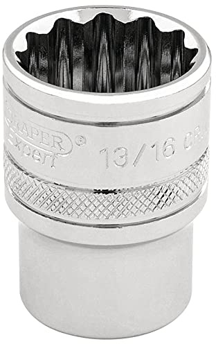 Draper HI-TORQ 12 Point Socket, 3/8 Sq. Dr., 13/16 49482