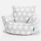 Lounge Pug, Kindersessel Sitzsack, Sitzsack Kinder, Druck Grau Star