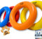 WEPO Beißring - 4X Puller Ring - Welpen Kauspielzeug Ø 9cm - Hundespielzeug Hartgummi - Ziehspielzeug - Robuste & Interaktive Kauringe für Kleine & Große Hunde (4 Farben)