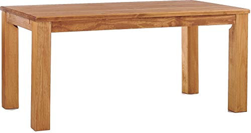 Esstisch Rio Classico 200x100 cm Honig Holz Pinie Massivholz Esszimmertisch Echtholz ausziehbar vorgerichtet für Ansteckplatten Brasilmöbel
