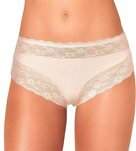 JADEA Slip Donna Art. 742 6 Pezzi in Cotone Modal (Cipria, 5)