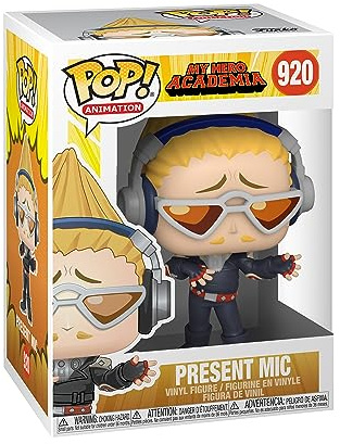 Funko Pop! Animation: My Hero Academia (MHA) - (MHA) - Present Mic - Collectable Vinyl Figure - Gift Idea - Official Merchandise - Toys for Kids & Adults - Anime Fans - Model Figure for Collectors