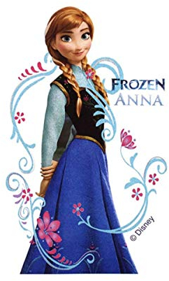 WAY2BB - Die Eiskönigin Anna Aufnäher Bügelbild