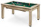 Bison Billardtisch Dolce Vita Shabby Chic | 5ft o. 6.5ft | Umfunktionierbar zum Esstisch | 18 mm Spielfeld aus Präzisionsverbundstoff, High-Speed Billardtuch | 132 – 150 kg