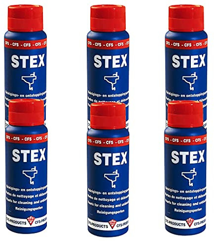 Bricoloco Desatascador tuberías profesional en gránulos perlados 6x500 grms. Universal, wc, fregadero, ducha. Desatasco eficaz de tuberías con suciedad, pelos. Sin ácidos, no ataca metales ni PVC (6)