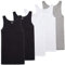 TUUHAW Camisetas de Tirantes para Hombre Pack de 5 de Algodón 100% Cómodo Múltiples Colores Y Tamaños Negro/Blanco/Gris 4XL