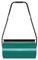 NAIZY Rasenwalze Befüllbar mit Wasser/Sand, Handwalze Gartenwalze mit U-Griff Gartenrolle mit 57cm Walzenbreite, 32cm Durchmesser, 46L Füllvolumen Metall Rasenroller Gartenfräse Rasenlüfter - Grün