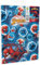 Marve Spiderman Geschenkpapier, 2 Bögen Geschenkpapier und 2 Geschenkanhänger, blau, rot