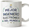 MUGFFINS Tazas para INGENIERO ELECTRÓNICO hombre - En Español - Mejor del Mundo - 11 oz / 330 ml - Regalo original y divertido