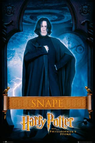 Harry Potter - Snape - Film Kino Poster Druck - Grösse 61x91,5 cm + 1 Packung tesa Powerstrips® - Inhalt 20 Stück