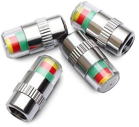 4 x Reifendruck 2,4 bar 32 psi Monitor Vorbau Sensor Anzeige Warnung Alarm Werkzeug Alarm