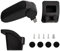 vidaXL Reposabrazos para Coche ABS Negro 16x30x(40-50) cm