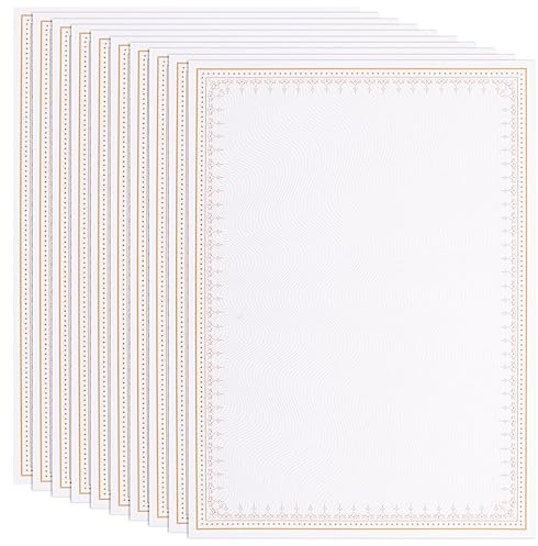 Diplomzertifikat A4 Papier Blanko Zertifikatspapier Schulanfang Deko