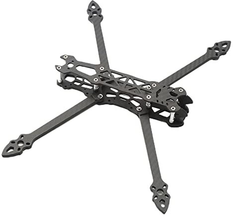 JISADER RC Drone Frame, 7 Zoll 295 mm, Armstärke 5 mm, 3K Kohlefaser für RC FPV