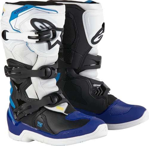 Alpinestars Youth Tech 7s Boots, Stivali Moto Unisex-Adulto, Multicolore, Taglia Unica