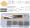 Cozlly 500 Stück Schrauben Reparatur Set, Optiker Werkzeug Schrauben, Reparieren Werkzeugsatz, Brillen Reparaturset mit Schraubendreher, für Brillen Sonnenbrillen Uhren und Schmuck