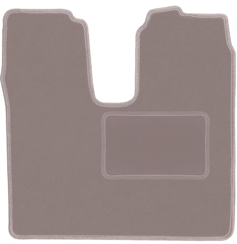 Wielganizator Automatte – Passend für Man TGX LKW 2007- – Velours – Autozubehör - Praktische Fußmatte Auto – 1-teilig - beige